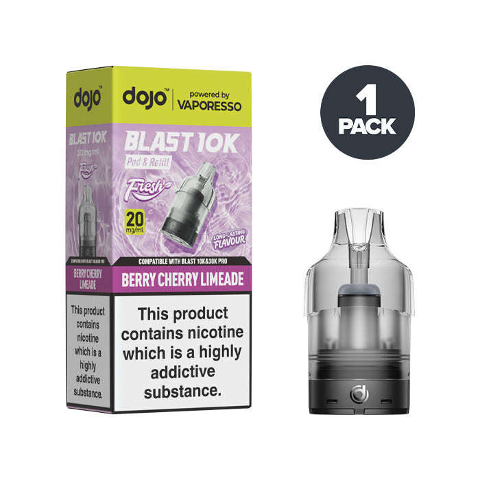 Berry Cherry Limeade Vaporesso Dojo Blast 10K Fresh Refill Pack