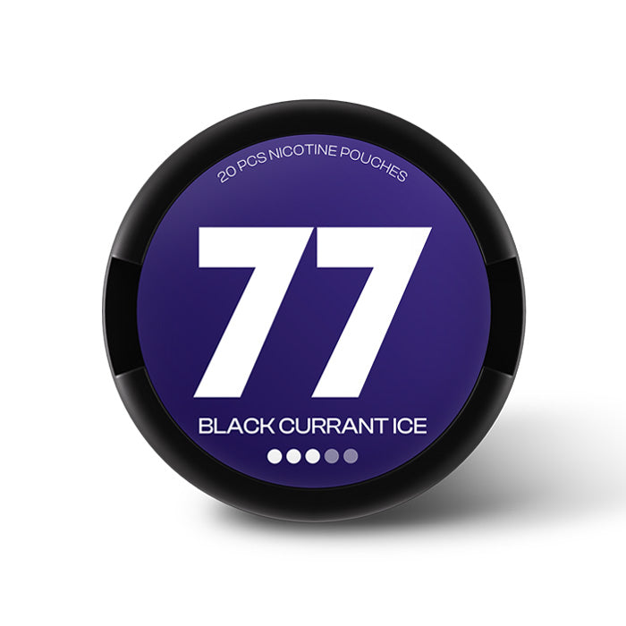 Blackcurrant Ice 10.4mg 77 Nicotine Pouches