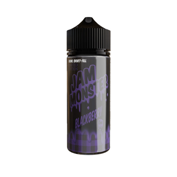 Blackberry 100ml Shortfill E-Liquid by Jam Monster