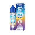 A 40ml bottle of Just Juice Bar Below Zero Blackcurrant Honeydew E-Liquid with the box