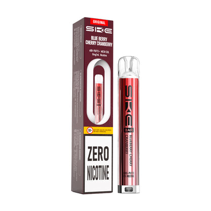 Blueberry Cherry Cranberry SKE Bar 600 0mg Prefilled Pod Kit and Box