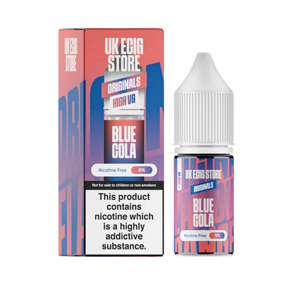 UK Ecig Store Blue Cola High VG 10ml E-liquid with Box