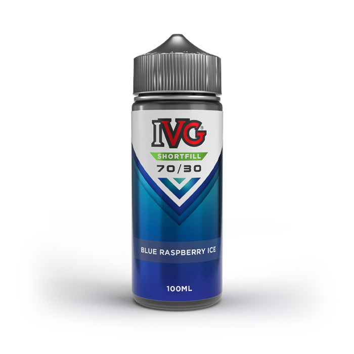 Blue Raspberry Ice 100ml Shortfill E-Liquid by IVG