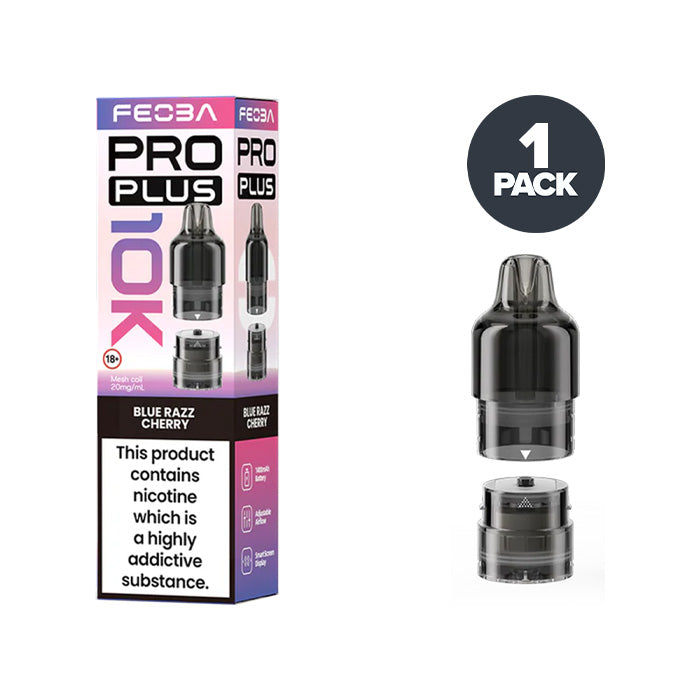 Blue Razz Cherry Feoba Pro Plus 10K Refill Pack