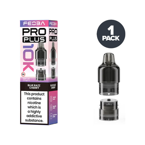 Blue Razz Cherry Feoba Pro Plus 10K Refill Pack