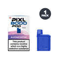 Blue Razz Cotton PIXL 8000 Prefilled Pod and Box