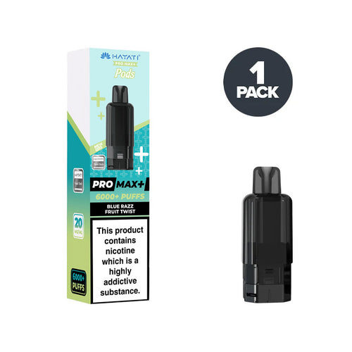 Blue Razz Fruit Twist Hayati Pro Max Plus Prefilled Pods