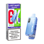 Blue Razz Gami Lost Mary BM6000 Prefilled Pod Kit and Box