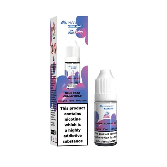 Blue Razz Gummy Bear Hayati Pro Max 10ml Nic Salt and Box