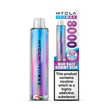 Blue Razz Gummy Bear Hyola Pro Max 8000 Prefilled Pod Kit and Box