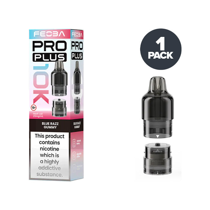 Blue Razz Gummy Feoba Pro Plus 10K Refill Pack