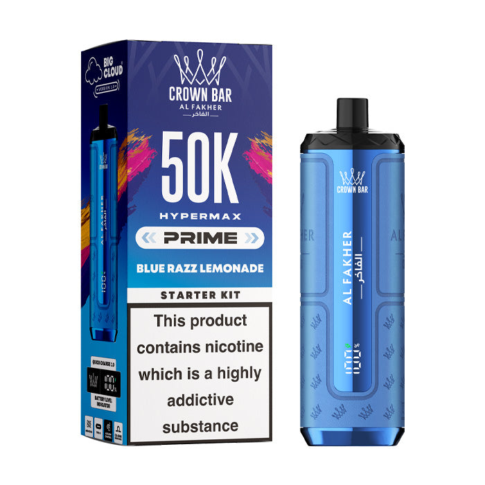 Blue Razz Lemonade Al Fakher Hypermax Prime 50K Prefilled Pod Kit