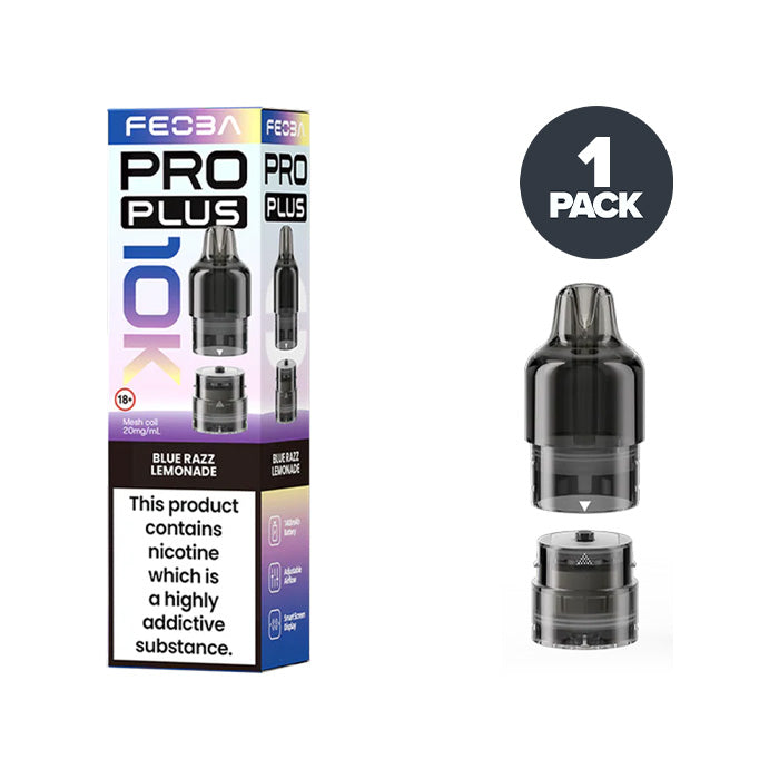Blue Razz Lemonade Feoba Pro Plus 10K Refill Pack