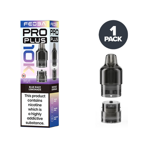 Blue Razz Lemonade Feoba Pro Plus 10K Refill Pack