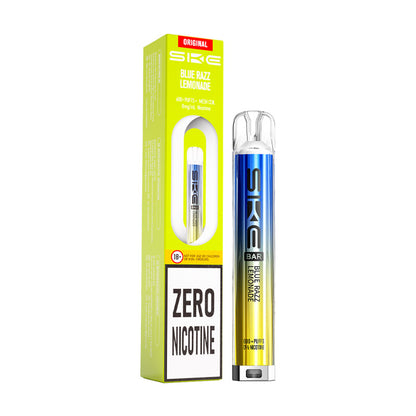Blue Razz Lemonade SKE Bar 600 0mg Prefilled Pod Kit and Box