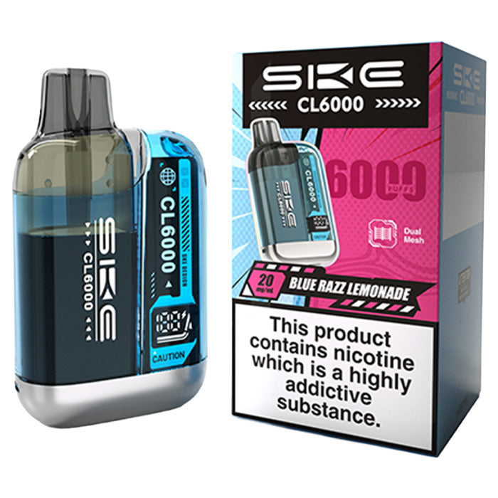 Blue Razz Lemonade SKE CL6000 Prefilled Pod Kit with Box