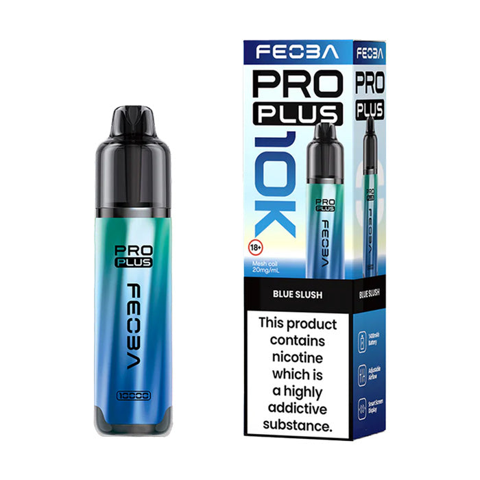 Blue Slush Feoba Pro Plus 30K Pod Kit and Box