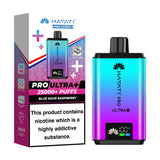 Blue Sour Raspberry Hayati Pro Ultra Plus Prefilled Vape Kit and Box