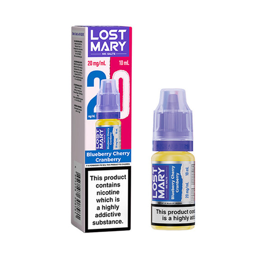 Blueberry Cherry Cranberry Nic Salt E-Liquid by Lost Mary