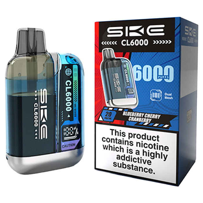 Blueberry Cherry Cranberry SKE CL6000 Prefilled Pod Kit with Box