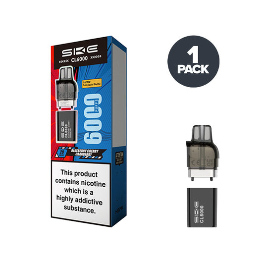 Blueberry Cherry Cranberry SKE CL6000 Prefilled Pod and Box