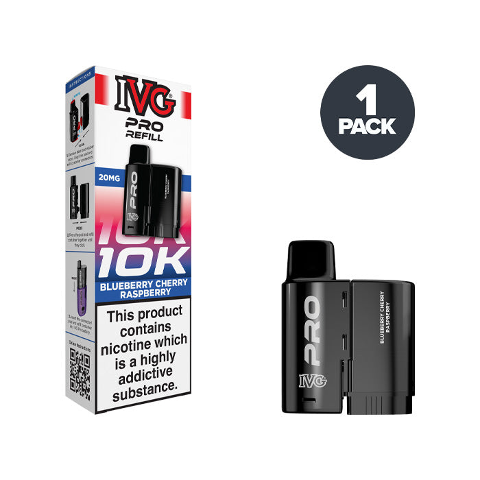 Blueberry Cherry Raspberry IVG Pro 12 20mg Refill Pack