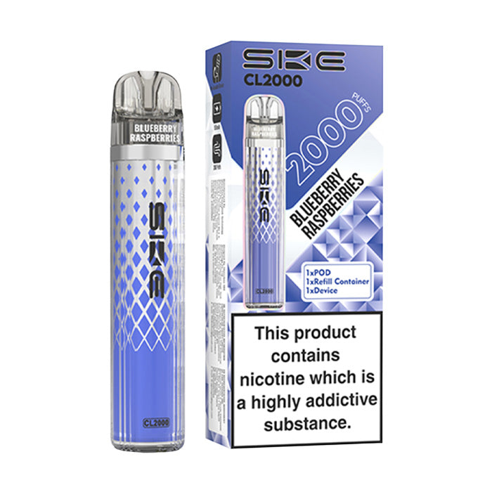SKE CL2000 Prefilled Pod Kit - Blueberry Raspberries