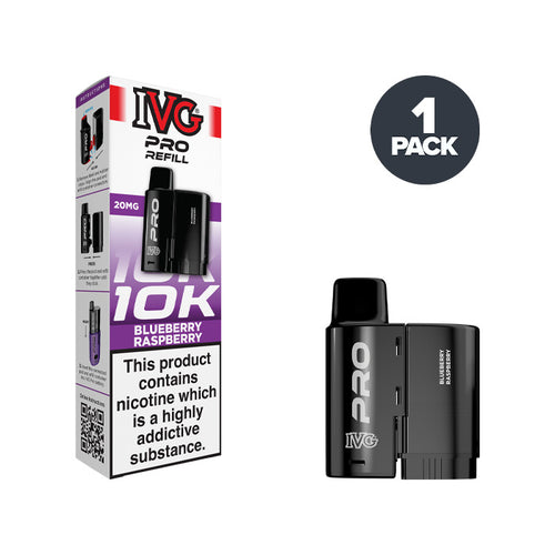 Blueberry Raspberry IVG Pro 12 20mg Refill Pack