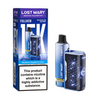 Blueberry Raspberry Gami Lost Mary Nera 15K Fullview Prefilled Pod Kit with box