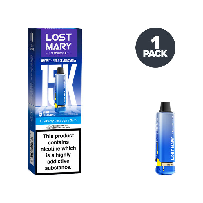 Blueberry Raspberry Gami Lost Mary Nera 15K Refill Pack