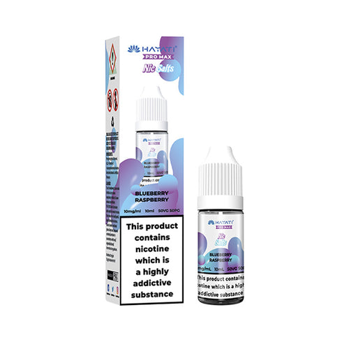 Blueberry Raspberry Hayati Pro Max 10ml Nic Salt E-Liquid and Box