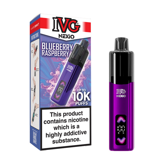 Blueberry Raspberry IVG Nexio Prefilled Pod Kit