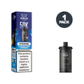 Blueberry Sour Raspberry Al Fakher Hypermax Prime 50K Refill Pack and Box