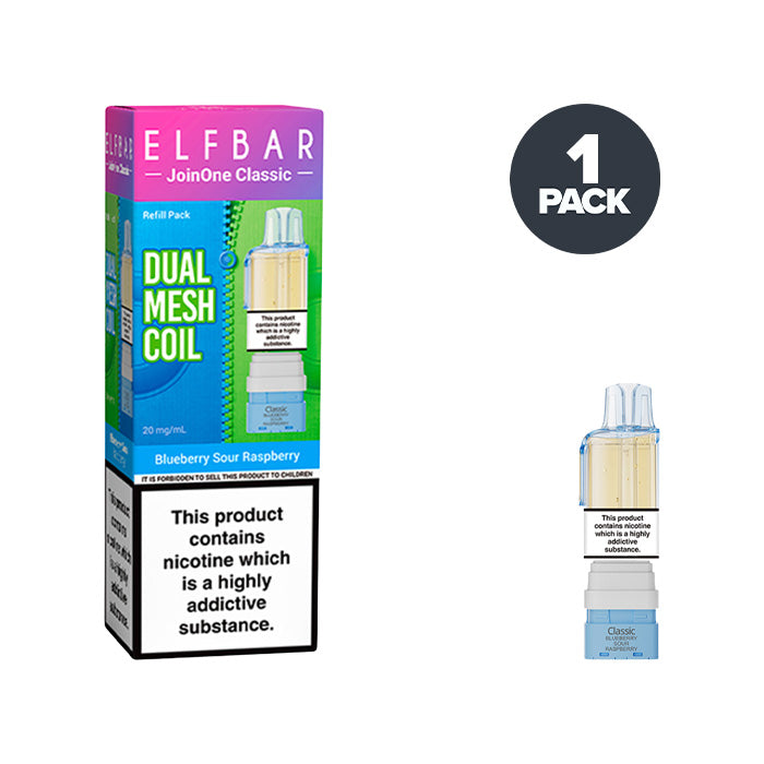 Blue Raspberry Elfbar Blueberry Sour Raspberry Elf Bar JoinOne Refill Pack