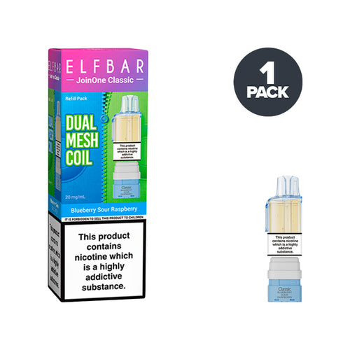 Blueberry Sour Raspberry Elf Bar JoinOne Refill Pack