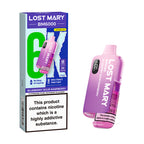 Blueberry Sour Raspberry Lost Mary BM6000 Prefilled Pod Kit and Box