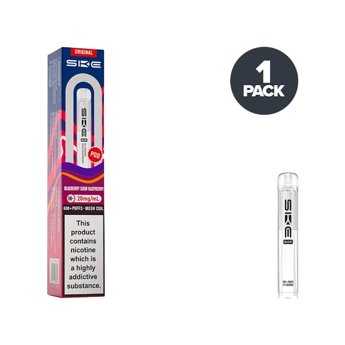 Blueberry Sour Raspberry SKE Bar 600 Prefilled Pod