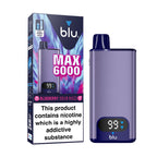 Blueberry Sour Razz Blu Max 6000 Prefilled Pod Kit and Box