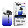 Blueberry Vapes Bars Diamond 3000 Prefilled Vape Kit and Box