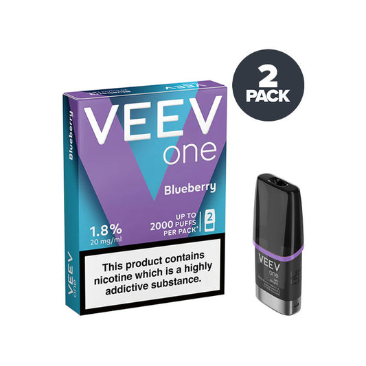 Blueberry Veev One Prefilled Pod and Box