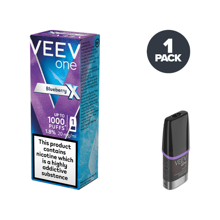 Blueberry X Veev One Prefilled Pod and Box