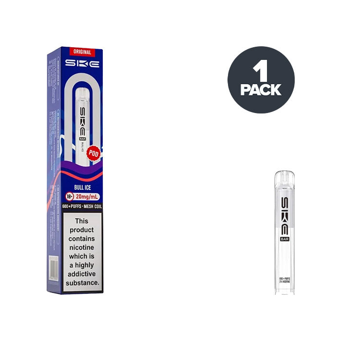Bull Ice SKE Bar 600 Prefilled Pod and Pod