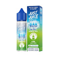 A 40ml bottle of Just Juice Bar Below Zero Caribbean Twist E-Liquid with the box
