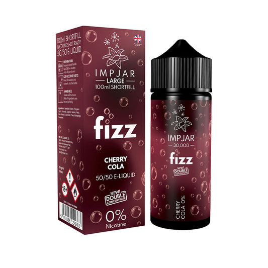 Cherry Cola 100ml Shortfill and Box by Imp Jar Fizz
