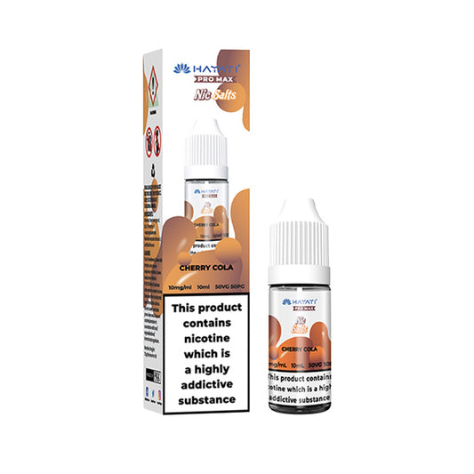 Cherry Cola Hayati Pro Max 10ml Nic Salt E-Liquid and Box