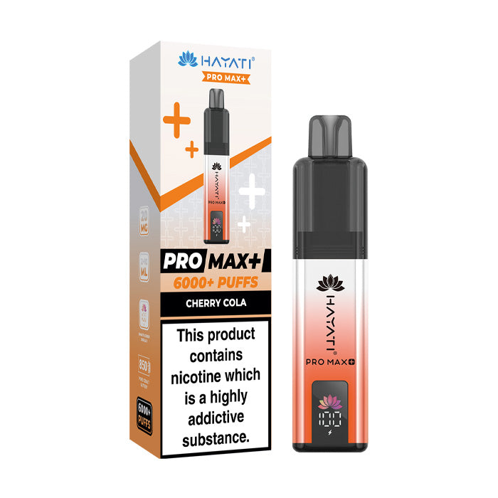Cherry Cola Hayati Pro Max Plus Kit and Box