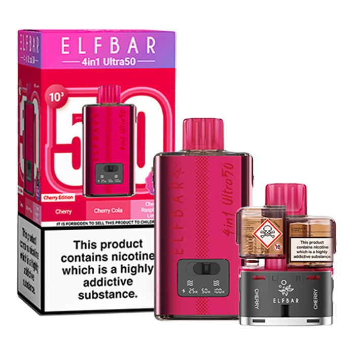 Elf Bar 4 in 1 Ultra 50 Prefilled Pod Kit