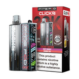 Cherry Edition Pyne Pod Click S 30K Pod Kit and Box