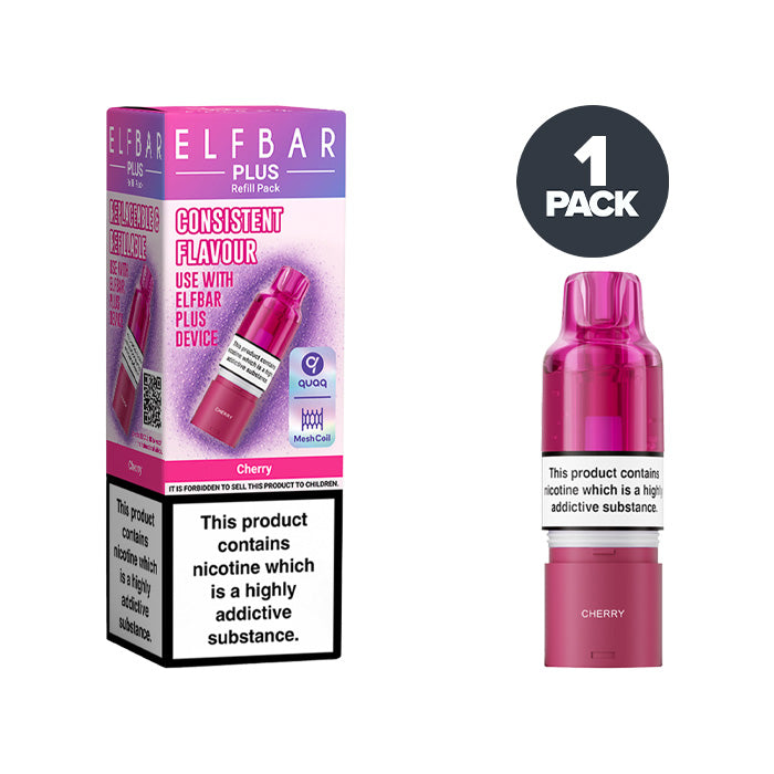 Cherry Elf Bar Plus Refill Pack