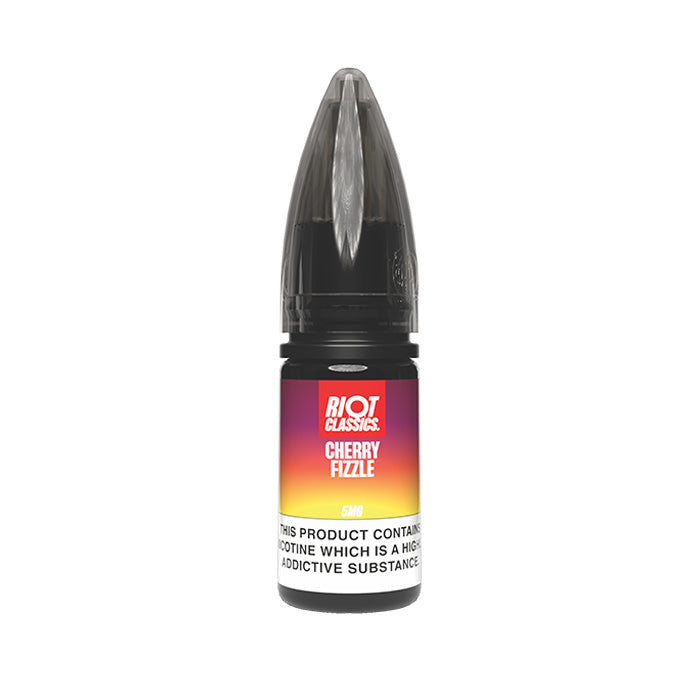 Cherry Fizzle Nic Salt E-Liquid by Riot Classics 5mg 10ml bottle